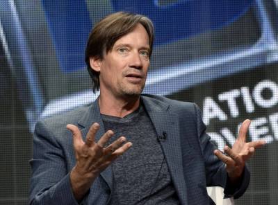 Cast member Kevin Sorbo of the mini-series ''Heartbreakers'' takes part in a panel discussion during the Discovery Communications portion of the 2014 Television Critics Association Cable Summer Press Tour in Beverly Hills, California, July 9, 2014.