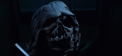 Darth Vader's helmet, from Star Wars: The Force Awakens.