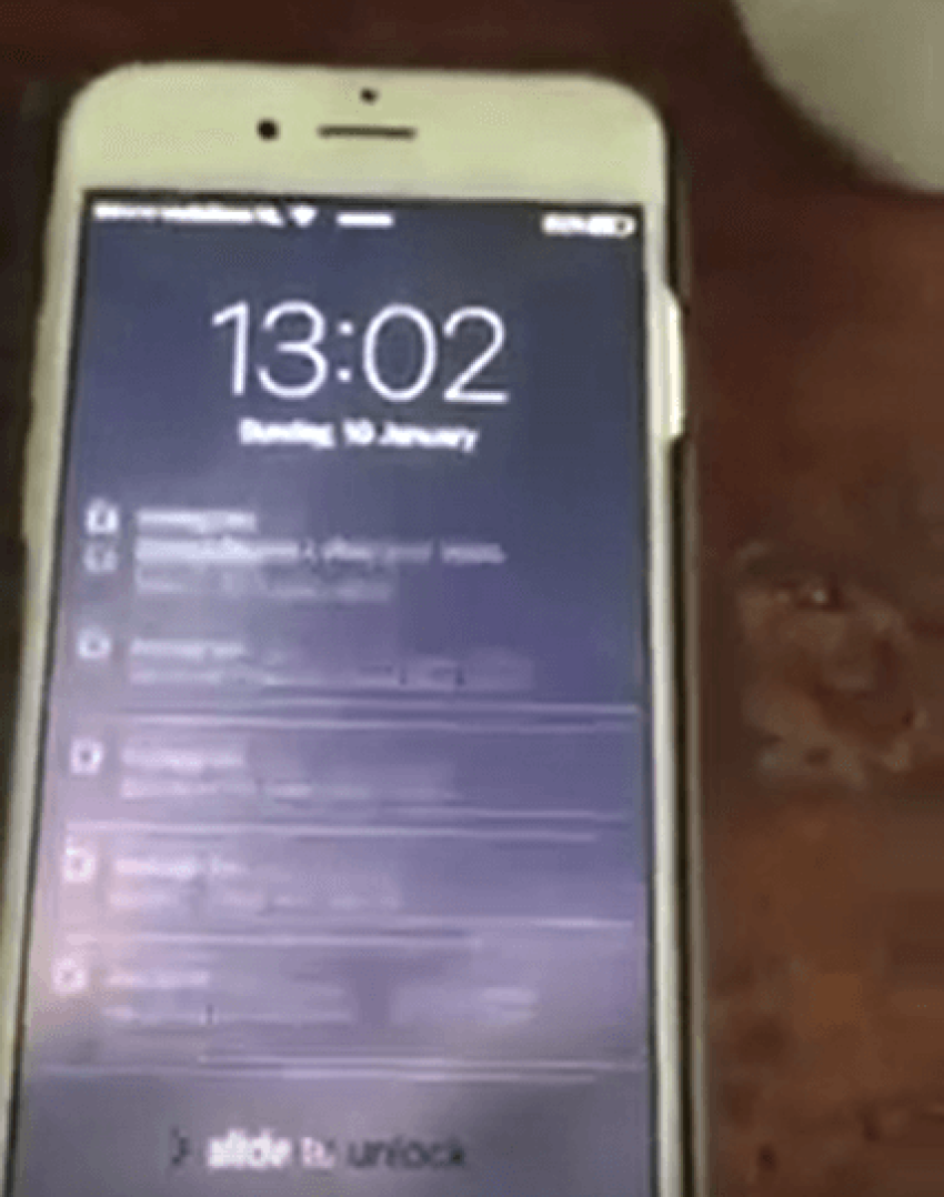 A smartphone desperately trying to keep up with all the notifications from 8 million followers.
