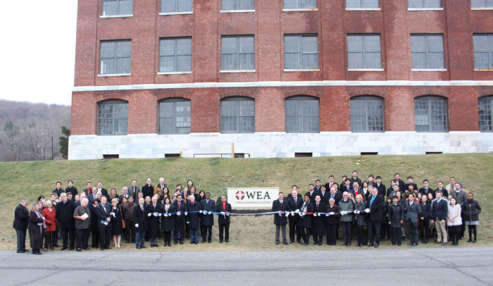 Ribbon cutting ceremony for the WEA building on the campus shared with Olivet University in Dover, New York, on Friday, January 15, 2016.