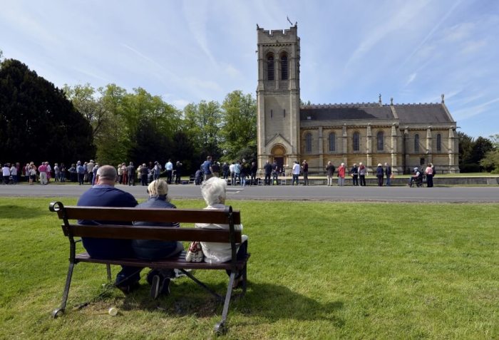 St. Mary's Church at Woburn in southern England, May 15, 2015.