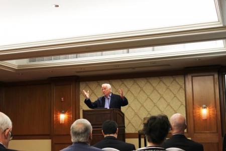 Josh McDowell, founder of Josh McDowell Ministries present the findings of "The Porn Phenomenon" at the Omni Berkshire Hotel in New York City on January 19, 2016.