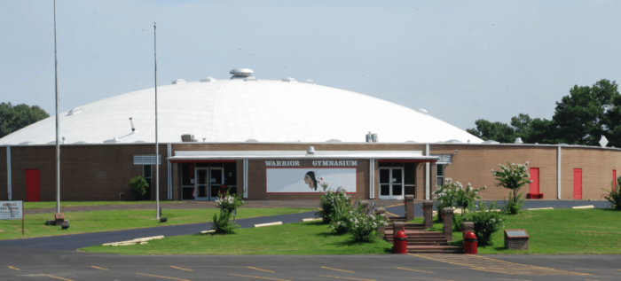 Westside High School, located in the Westside School District of Arkansas.