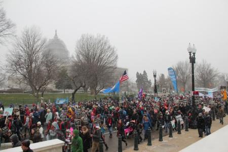 Thousands of pro-lifers participate in the 2016 March for Life in Washington, D.C. on Jan. 22, 2016