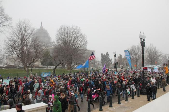 Thousands of pro-lifers participate in the 2016 March for Life in Washington, D.C. on Jan. 22, 2016