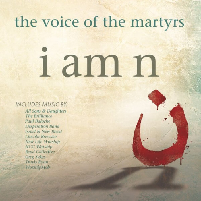 Poster art for 'I Am N,' a album to support persecuted Christians, 2016.