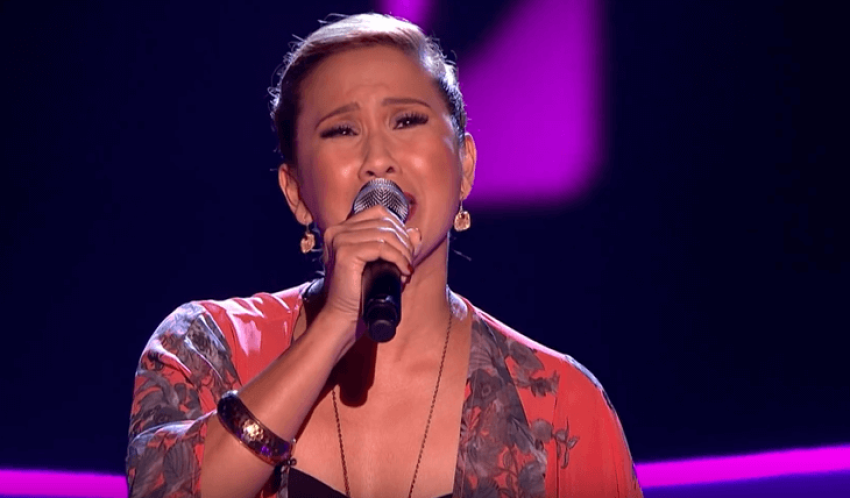 The Voice UK contestant Irene Alano-Rhodes.