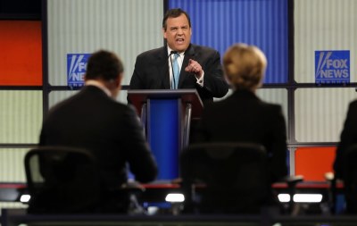 Republican U.S. presidential candidate Governor Chris Christie speaks during the debate held by Fox News for the top 2016 U.S. Republican presidential candidates in Des Moines, Iowa January 28, 2016.