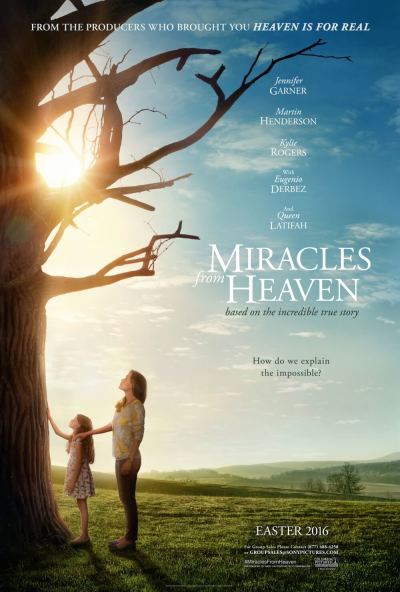 Poster Art for 'Miracles From Heaven,' 2016.