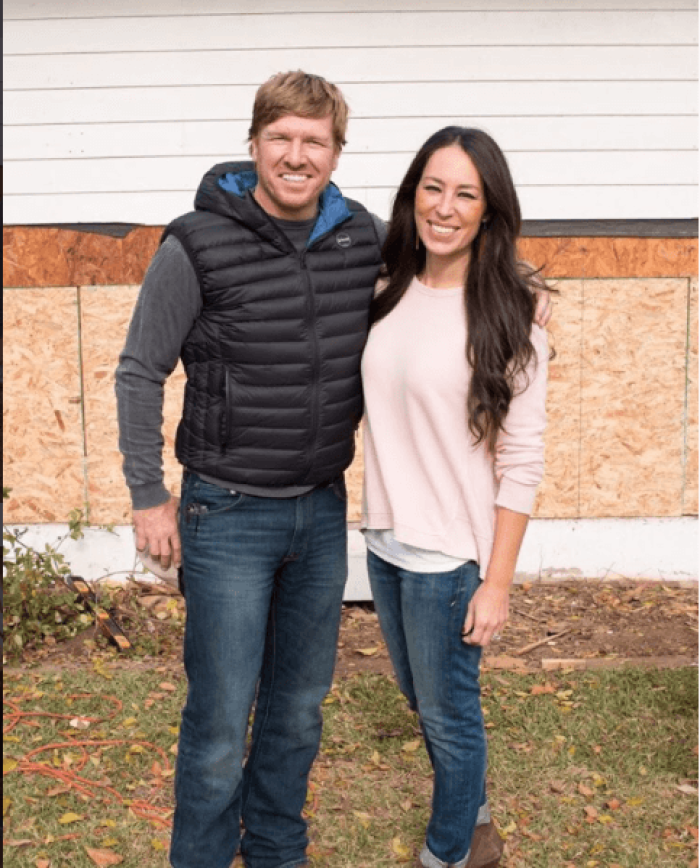 Owners and operators of Magnolia Homes Chip and Joanna Gaines, and stars of the HGTV series 'Fixer Upper', Texas, 2016.