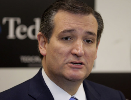 Republican presidential candidate Senator Ted Cruz (R-TX) speaks after services at the Community Bible Church in Beaufort, South Carolina, February 14, 2016.