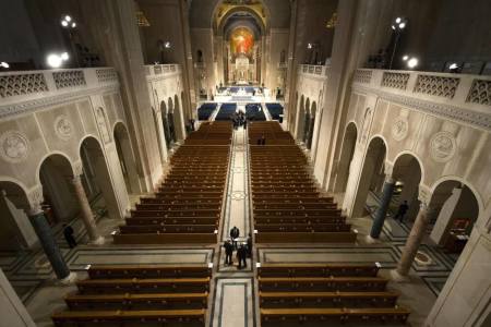 Basilica of the National Shrine of the Immaculate Conception in Washington, February 20, 2016.