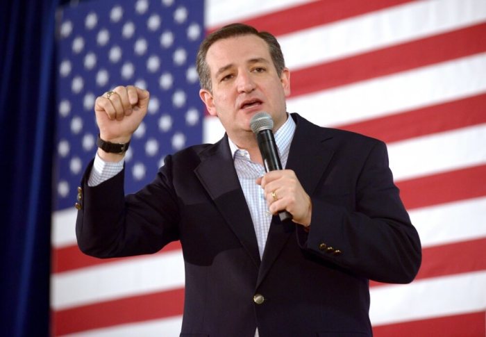 Republican Presidential candidate Ted Cruz speaks at a rally at the Boys and Girls Club of Truckee Meadows in Reno, Nevada, February 22, 2016.
