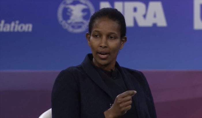Author and activist Ayaan Hirsi Ali participates in a panel discussion at the 2016 Conservative Political Action Conference in National Harbor, Maryland on March 4, 2016.