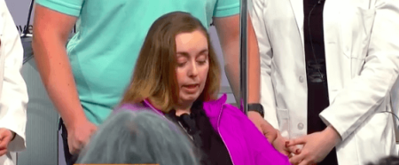 "Lindsey," the first U.S. woman to successfully receive a uterine transplant.