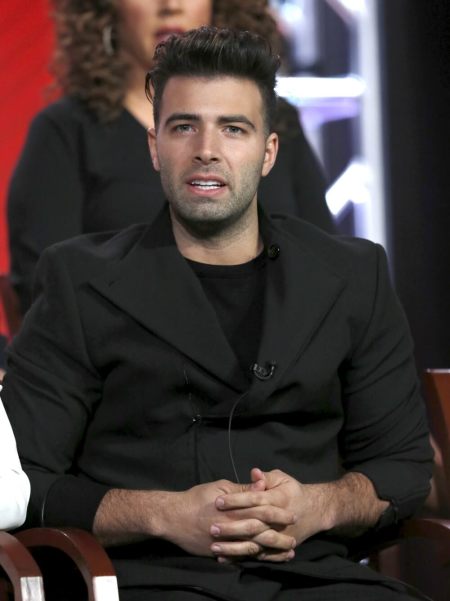 Cast member Jencarlos Canela speaks at a panel for the NBC series "Telenovela" during the Television Critics Association Cable Winter Press Tour in Pasadena, California, January 13, 2016.