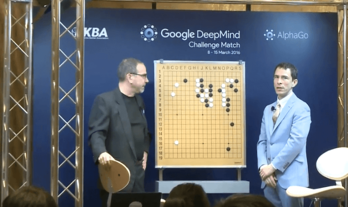 Google's AlphaGo wins game.