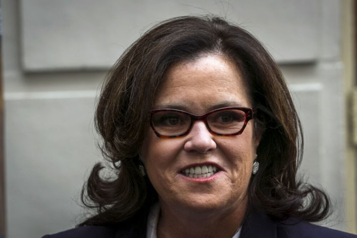 Actress Rosie O'Donnell arrives for the opening night of the play 'Hamilton' on Broadway in New York, August 6, 2015.