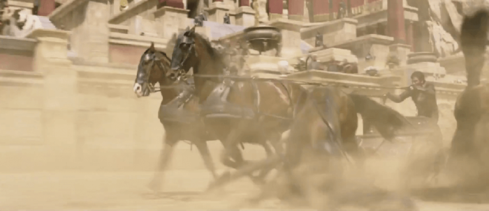 A scene from a trailer for the 2016 remake of Ben Hur.
