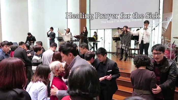 Kong Hee prayer service in Taiwan in March 2016.