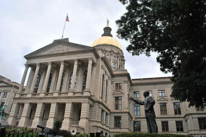 The Georgia State Capitol Building in Atlanta, Georgia