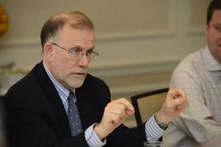 Michael Cromartie, vice president of Ethics and Public Policy Center, on "Evangelicals, Trump and 2016 Presidential Politics," hosted by the Institute on Religion & Democracy at the University Club of Washington, D.C., April 5, 2016.