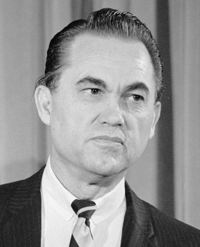 Former Governor of Alabama and presidential hopeful, George Wallace.