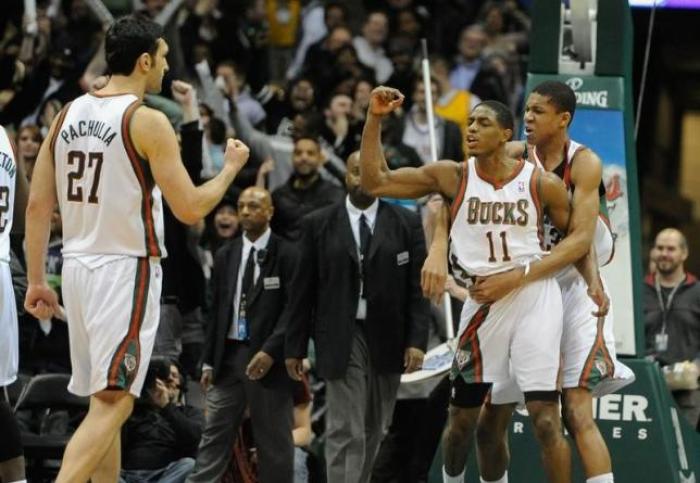 Brandon Knight used to play for the Milwaukee Bucks together with Giannis Antetokounmpo and Zaza Pachulia.