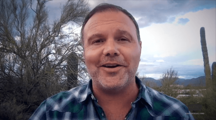 Trinity Church pastor Mark Driscoll answers whether Christians should get tattoos, Scottsdale, Arizona, April 11, 2016.