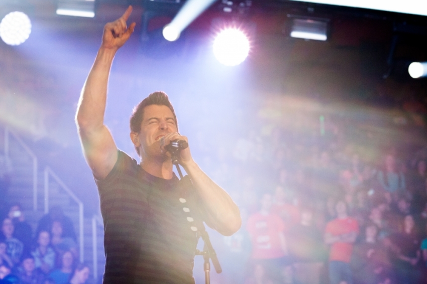 Singer Jeremy Camp featured in "This is Winter Jam" the movie, 2016.