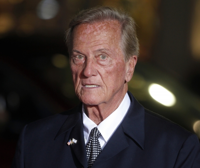 Singer Pat Boone arrives as a guest for a screening in honor of the 'West Side Story: 50th Anniversary Edition' Blu-ray release in Hollywood, California November 15, 2011. The film won 10 Academy Awards in 1962, including best supporting actor and actress awards for George Chakiris and Rita Moreno and for best picture.