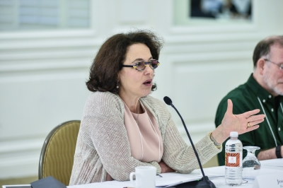 Jessica Stern, research professor at Pardee School of Global Studies at Boston University, at Faith Angle Forum, Miami Beach, Florida, March 14, 2016.