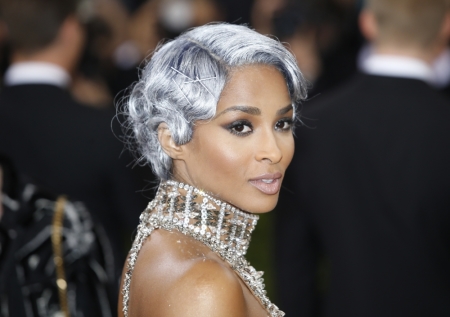 Singer Ciara arrives at the Metropolitan Museum of Art Costume Institute Gala (Met Gala) to celebrate the opening of "Manus x Machina: Fashion in an Age of Technology" in the Manhattan borough of New York, May 2, 2016.