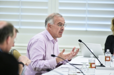David Brooks on a panel 'Character and Public Life,' at Faith Angle Forum, March 15, 2016, Miami Beach, Florida.