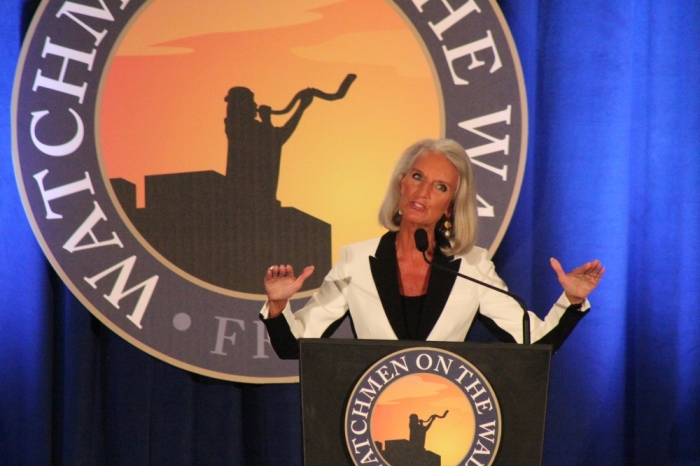 Anne Graham Lotz speaks at the Family Research Council's 2016 'Watchmen on the Wall' conference in Washington, D.C. on May 26, 2016.