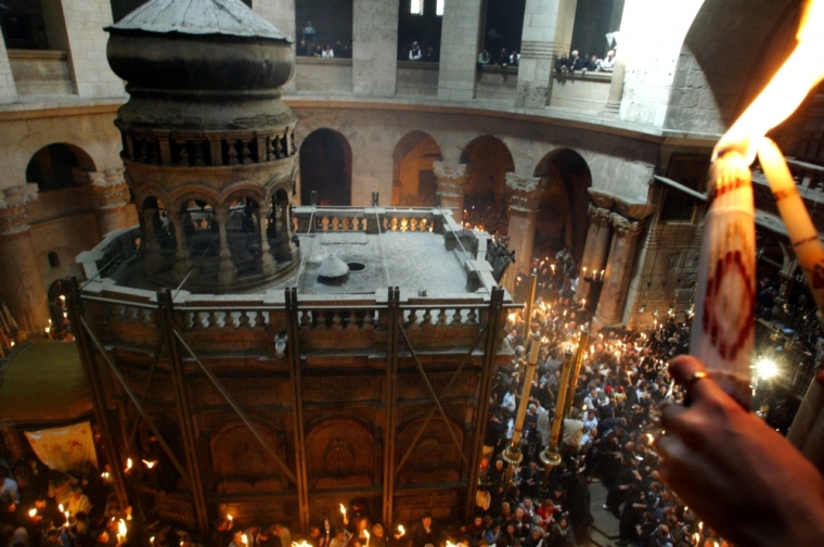 The Edicule of the Tomb in the Church of the Holy Sepulchre