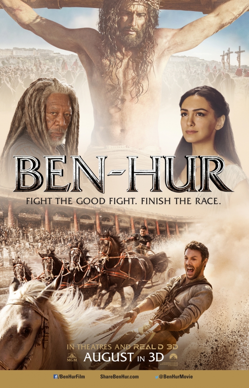 "Ben Hur" Faith Key Art, the film reboot set to release August 2016.