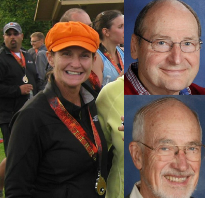 Debra Bradley, 53 (L), Lorenz John (Larry) Paulik, 74 (top R) and Fred Anton (Tony) Nelson, 73 (bottom R). .