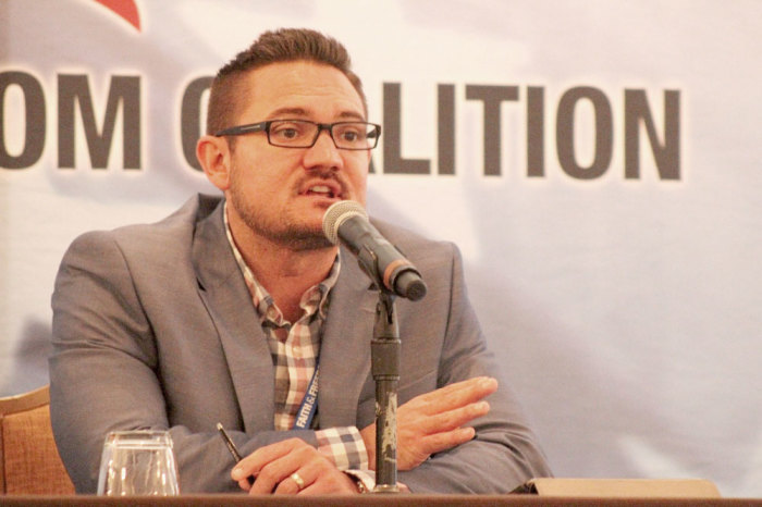 Christian apologist Jason Jimenez of Stand Strong Ministries speaks during a panel discussion at the Faith & Freedom Coalition's 2016 'Road to Majority' conference in Washington, D.C. on June 11, 2016.