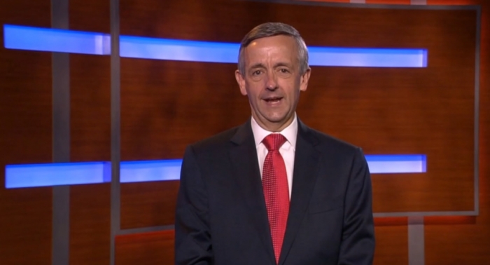 Pastor Robert Jeffress of First Baptist Church in Dallas speaking in a video posted on June 12, 2016.