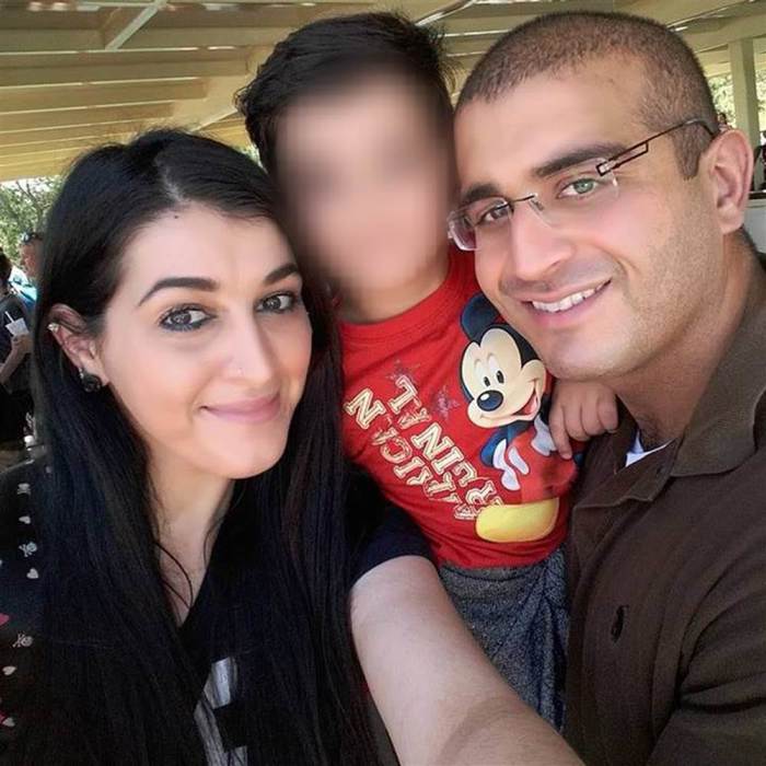 Noor Mateen and husband Omar Mateen are seen in a Facebook profile photo.