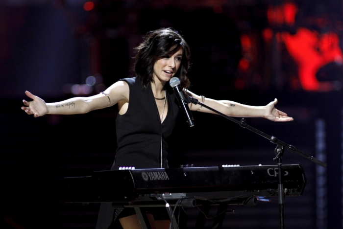 Macy's iHeartRadio Rising Star singer Christina Grimmie performs during the 2015 iHeartRadio Music Festival at the MGM Grand Garden Arena in Las Vegas, Nevada, September 18, 2015.