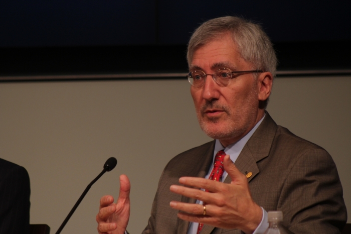 Princeton law professor Robert P. George speaks during a panel discussion on religious freedom at the Cato Institute office in Washington, D.C. on June 14, 2016.