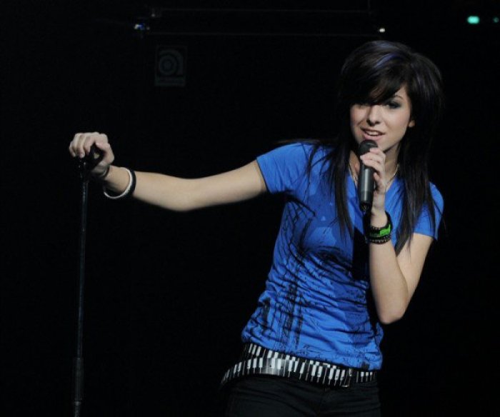 The late Christina Grimmie.