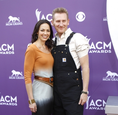 Joey Rory, Joey Martin Feek (L) and Rory Lee Feek, arrive at the 48th ACM Awards in Las Vegas, April 7, 2013.