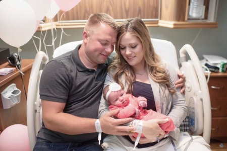 "Bringing Up Bates" Stars Zach and Whitney Bates Welcome Daughter, Kaci Lynn, June 20, 2016.