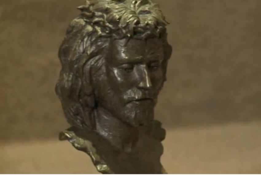A statue of Jesus Christ that was recently returned to an art gallery in Indiana.