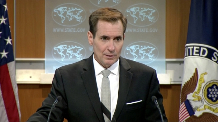U.S. State Department spokesman John Kirby speaks about a hostage situation at a restaurant in the Bangladeshi capital Dhaka, during a press briefing in Washington D.C., U.S. July 1, 2016.