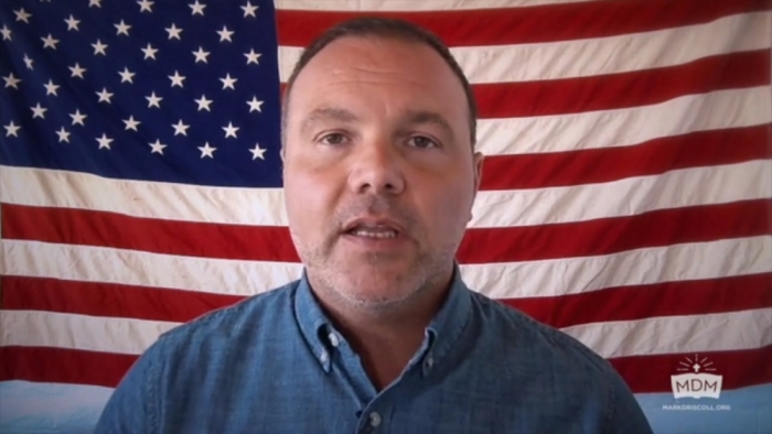 Mark Driscoll in an Independence Day message video on July 5, 2016.