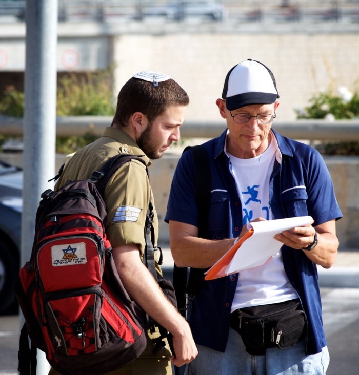 Outreach in Jews for Jesus' 'Behold Your God' campaign in Samaria in 2016.